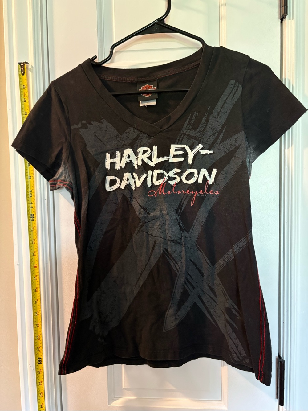 Harley-Davidson Black Tee with Orange Logo